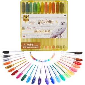 Harry Potter Wizarding World Gel Pen Set for Kids, 24 Pack with Glitter Gel Pens, Cute Pens for Girls and Boys - 1 of 1