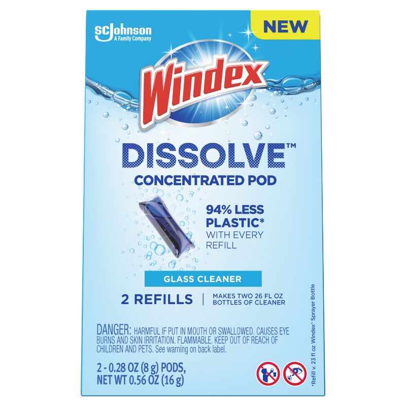Windex Original Dissolve Pods Cleaner Refill - 0.28 fl oz/2ct, 5 of 17
