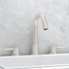 Bathroom Faucet, 8 Inch 3 Hole Faucet for Vanity Sink, Lavatory Basin Faucet with 2 Lever Handles, Pop Up Drain, 360 Degree Swivel Spout - 2 of 4