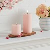Peony & Cherry Blossom Cozy Pillar Candle Pink - Threshold™ - 2 of 3
