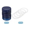 Unique Bargains Regular Mouth Plastic Mason Jar Lids with Silicone Sealing Ring 24 Pcs - 2 of 4