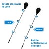 11.5FT Gutter Cleaning Brush W/ Telescoping Handle Rain Gutter Cleaner Extendable From The Ground with 2 Angled Brushes Anti-slip Gloves Goggles - 4 of 4