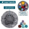 PAVILIA Knitting Bag Crochet Organizer, Yarn Storage Tote Accessories Supplies Project Case, Holder Grommets, Needles Hooks Essential - 2 of 4