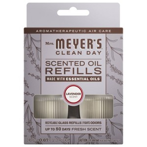 Mrs. Meyer's Clean Day Air Freshener Refills - Lavender - 2x0.67 fl oz - 2pk - 1 of 4