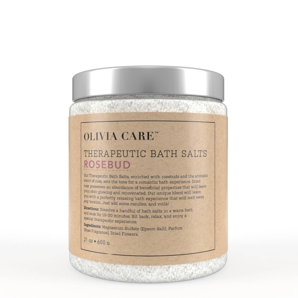 Photos - Shower Gel Olivia Care Bath Salts - Rosebud - 21oz