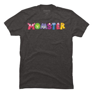Men's Design By Humans Cute Momster Cartoon Monster By averilshop T-Shirt - 1 of 2