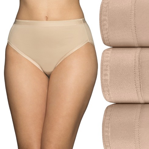 Vanity Fair Womens Comfort Where It Counts Hi cut 3 Pack 13464