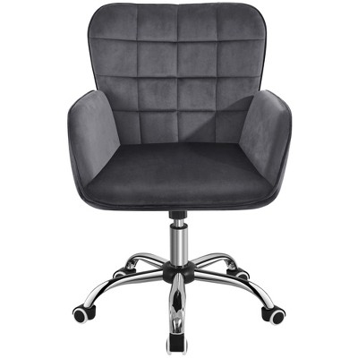 Yaheetech Faux Leather Desk Chair with Padded Armrests