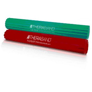 THERABAND FlexBar, Tennis Elbow Therapy Bar, Set of 2, Light-Medium - 1 of 4