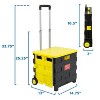 Mount-It! Mixed Materials Mobile Utility Cart, Yellow & Black - MI-905 - 2 of 4
