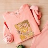 Simply Sage Market Fall Pumpkin Collage Glitter Lightweight Garment Dyed Sweatshirt - 3 of 4