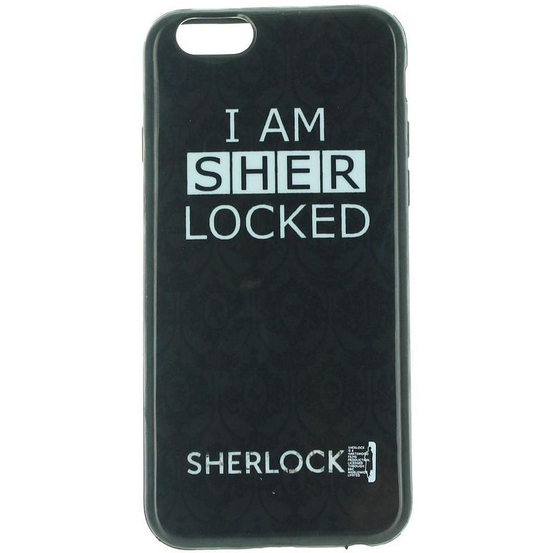 Se7en20 Sherlock I Am Sher Locked Black iPhone 6 Hard Snap Case, 1 of 3