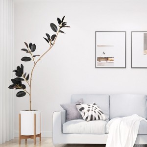NicBex Dual-Tone Artificial Plant, Fake Iron Tree Floor Faux Plant for Living Room Office Corner, Luxury Indoor/Outdoor Bonsai Decor - 1 of 4