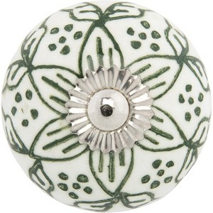 Mela Artisans Mela Artisans 12-Pack Ceramic Knobs for Dresser Drawers Cabinet Handle for Kitchen, Wardrobe 1.77"x1.10" - 1 of 4