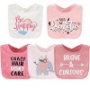 The Peanutshell Wild Child 10-Pack Terry Bibs in Blush, Mauve and Teal - 3 of 4