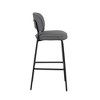 New Classic Furniture,Blythe Vegan Leather Bar Chair in Gray (Set of 2) - 4 of 4