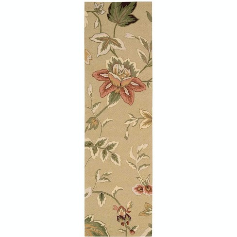 Nourison Fantasy Beige Area Rug Fa11 2'3