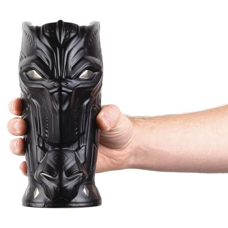 Mondo Tees, LLC Marvel Heroes Black Panther 32 Ounce Ceramic Tiki Mug, 5 of 6