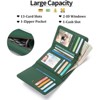 FATMOON RFID Blocking Wallets for Women,Trifold PU Leather Wallet with Zipper Coin Pocket – 13 Card Slots, Travel & Everyday Use - 4 of 4