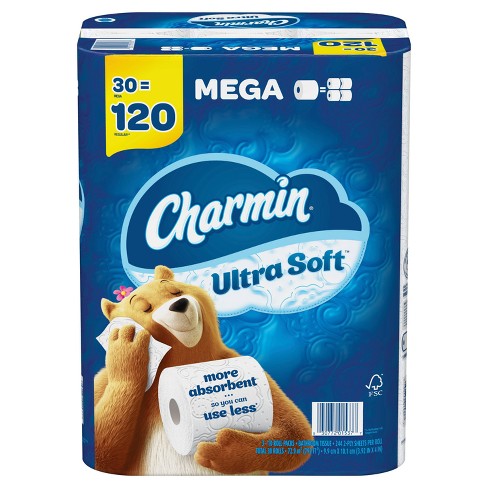 Charmin Ultra Soft Toilet Paper - 30 Mega Rolls : Target