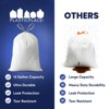 Plasticplace Scented Drawstring Trash Bags, Lavender and Soft Vanilla, 13 Gallon, White (50 Count) - 3 of 4