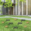 Big Dot of Happiness Prom - Crown Lawn Decorations - Outdoor Prom Night Party Yard Decorations - 10 Piece - 2 of 4
