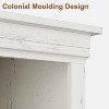 Garvee Farmhouse Wooden Bookcase with 5 Open Shelves and Closed Cabinets, Durable Engineered Wood Storage Shelf - 3 of 4