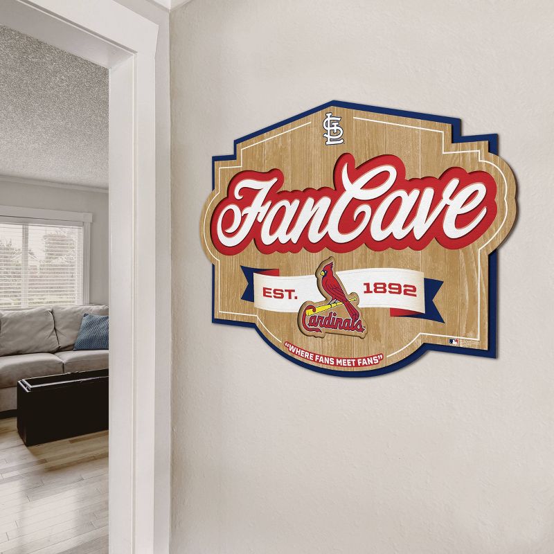 MLB St. Louis Cardinals Fan Cave Sign, 3 of 5