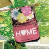 Briarwood Lane House Flag 40x28 For Outdoor Home Mason Jar Spring Burlap For Spring House Flag - 4 of 4