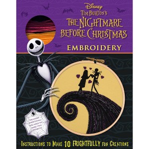 Disney Tim Burton's The Nightmare Before Christmas Embroidery - by Deborah Wilding (Hardcover) - 1 of 1