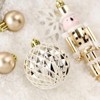 GAOMON 50ct Christmas Ball Ornaments for Christmas Trees, Shatterproof Small Baubles Decorative Hanging Ornaments Set for Xmas Tree - 3 of 4