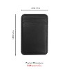OTM Essentials Black Leather Wallet Sleeve MagSafe Compatible - image 4 of 4