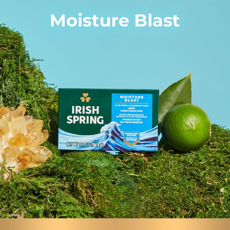 Irish Spring Bar Soap - Moisture Blast 3.7oz/12pk, 5 of 11