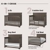 Child Craft Redmond Full Panel 4-in-1 Convertible Crib, Converts to Day Bed, Toddler Bed and Full-Size Bed, 3 Mattress Positions, Baby Safe Finish - 3 of 4