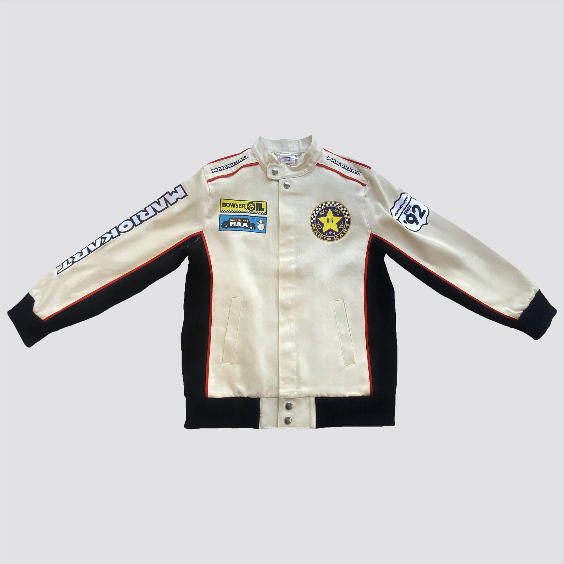 Mario Kart Canvas Racing Jacket Kids - White