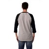 At The Buzzer Men's Baseball Raglan Sleeve Solid Shirt - 3 of 3