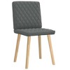 vidaXL Dining Chair Set of 2 Dark Grey - 3 of 4