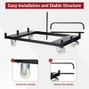 Drywall Cart Steel Panel Truck, Heavy Duty Flatbed Dolly Carts with Wheels, Table Cart with 1500 Lbs Capacity Utility Tool Cart - 3 of 4