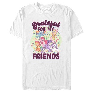 Men's My Little Pony: Friendship is Magic Grateful for my Friends T-Shirt - 1 of 4