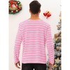 Lars Amadeus Men's Basic Crew Neck Long Sleeves Pullover Striped T-Shirt - 3 of 4