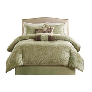 Gracie Mills Hipolito 7-Piece Botanical Comforter Set - 1 of 4