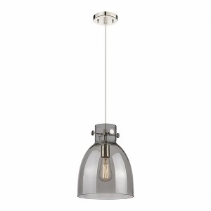 Newton Bell - 1 Light Pendant In Industrial Style-12.5 Inches Tall and 10 Inches Wide - 1 of 1