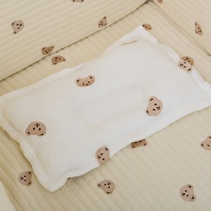 MyKids-USA Children Molded Pillow, Breathable And Soft Gauze Cotton With Embroidery All-Season Universal Baby Pillow - 1 of 4