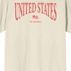 Americana United States Of America Men's Natural T-Shirt - 2 of 3