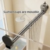 LunaLulinlk Home Bathroom Suction Cup Shower Curtain Rod - Telescopic, Punch-Free, Wall-Mounted for Partition & Curtain - 4 of 4