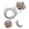 Unique Bargains Satin Rose Flower Adjustable Waist Belt 1 Pc - 3 of 4