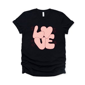 Simply Sage Market Women's Valentines Love Pink Short Sleeve Graphic Tee - 1 of 4