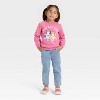 Toddler Girls' Bluey Bingo "Best Day Ever" Fleece Sweatshirt - Pink - 4 of 4
