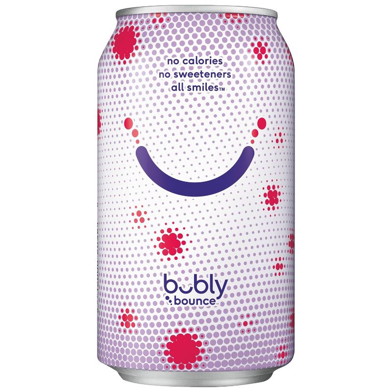 bubly bounce Triple Berry Sparkling Water - 8pk/12 fl oz Cans, 6 of 10