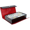 WE Games Double Nine Dominoes - Ivory Color Tiles with Color Dots - 3 of 4